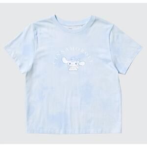 Uniqlo Sanrio Cinnamoroll Tie Dye Graphic T-shirt in Light Blue